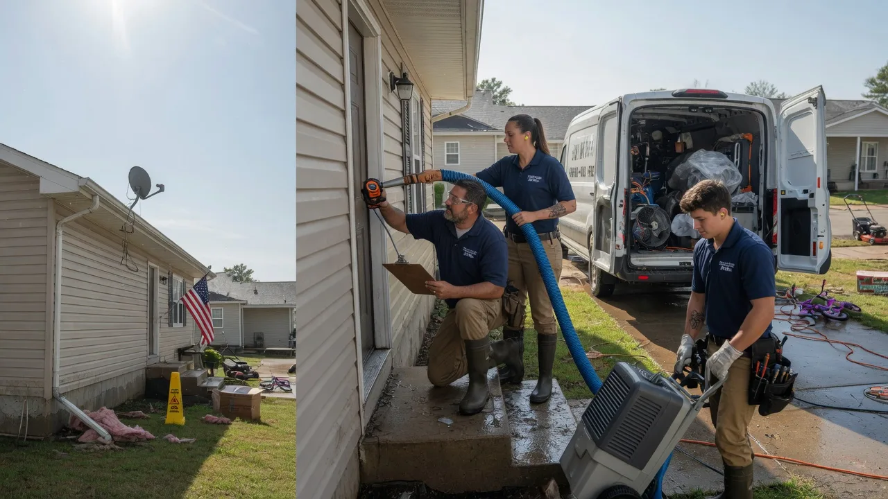 Ceiling Water Damage Restoration in Grandview, TX near me